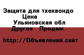 Защита для тхеквондо › Цена ­ 4 200 - Ульяновская обл. Другое » Продам   